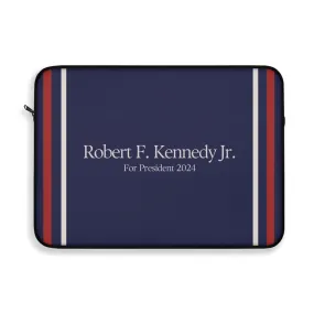 Kennedy for President Navy Laptop Sleeve