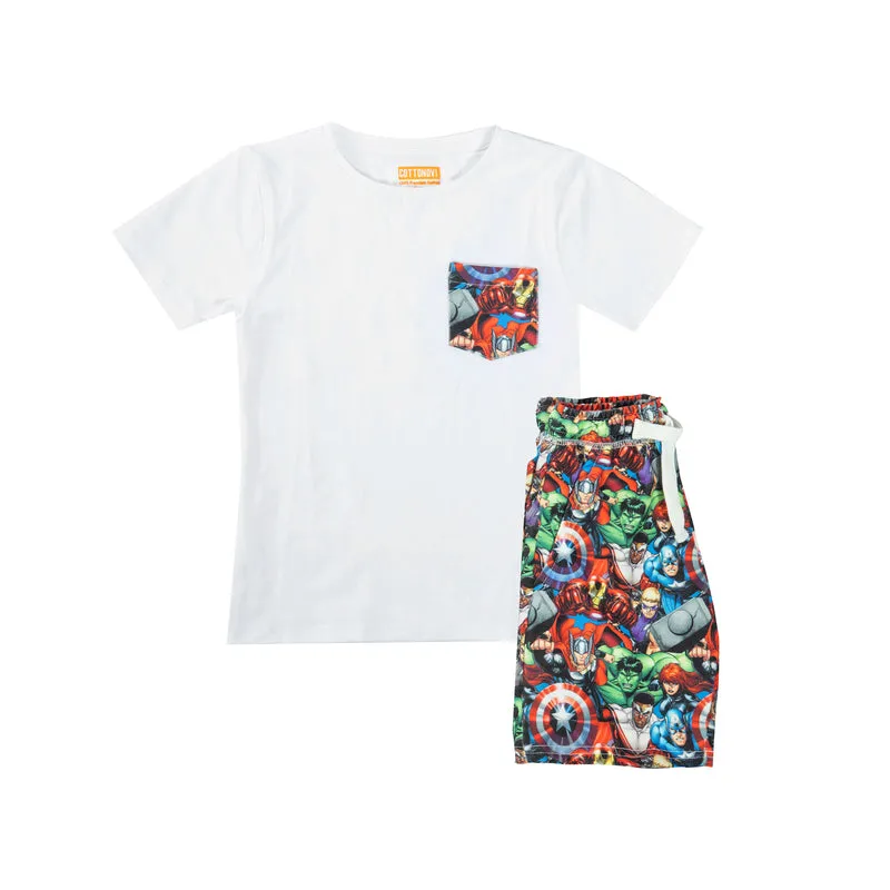 Kids Marvel Short Set