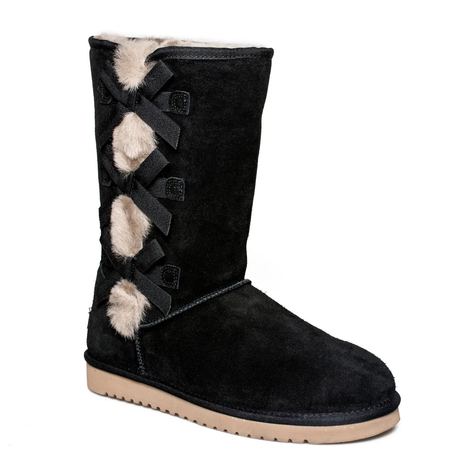 Koolaburra By UGG Victoria Tall Black Boots - Youth