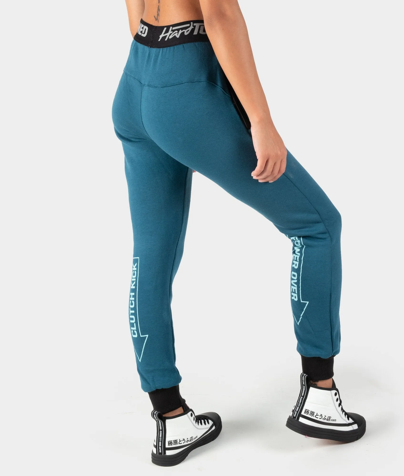 Ladies Power Over Trackies - Teal