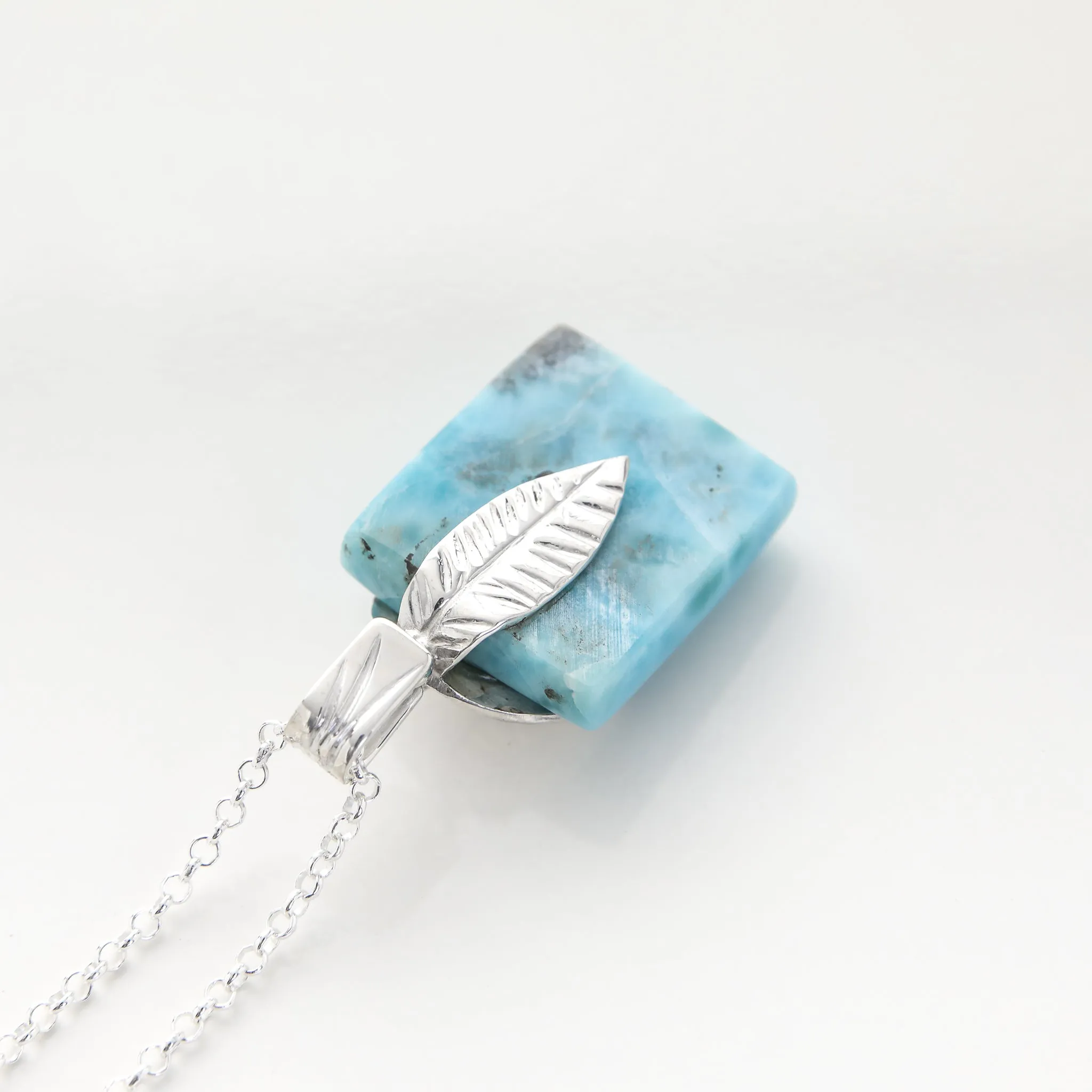 Larimar Pendant Flora