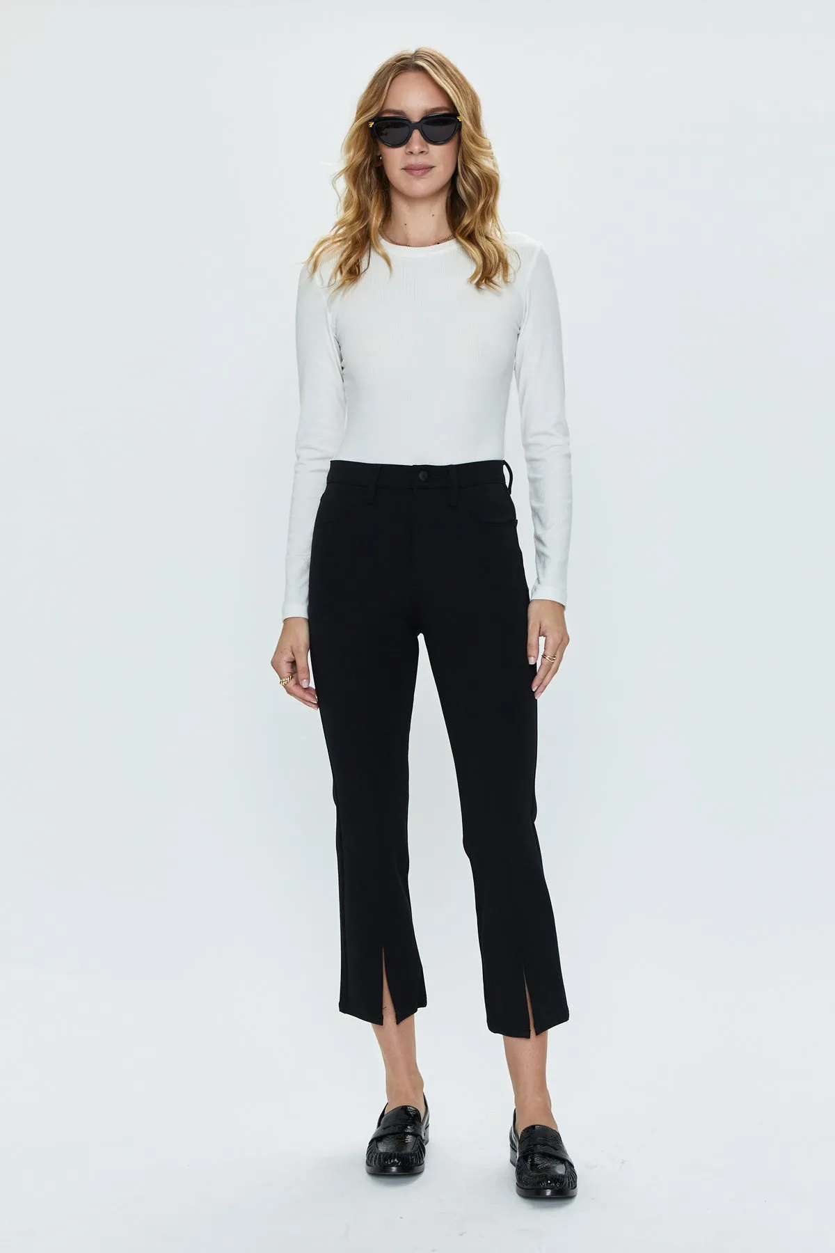 LENNON CROP BOOT CUT PANT - PISTOLA