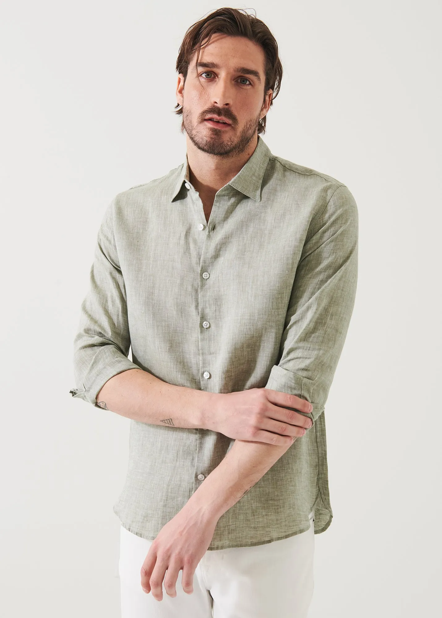 LINEN CHAMBRAY SHIRT