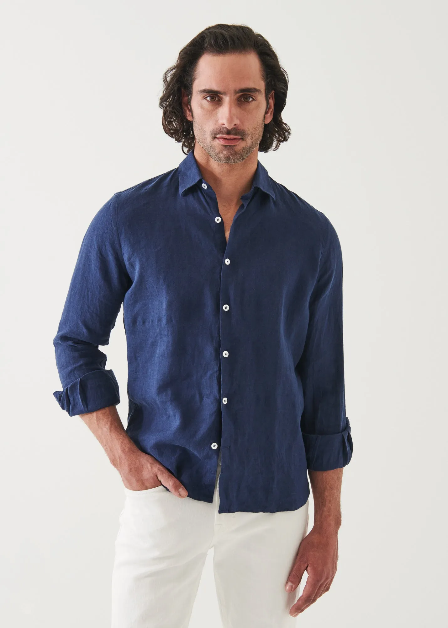 LINEN CHAMBRAY SHIRT