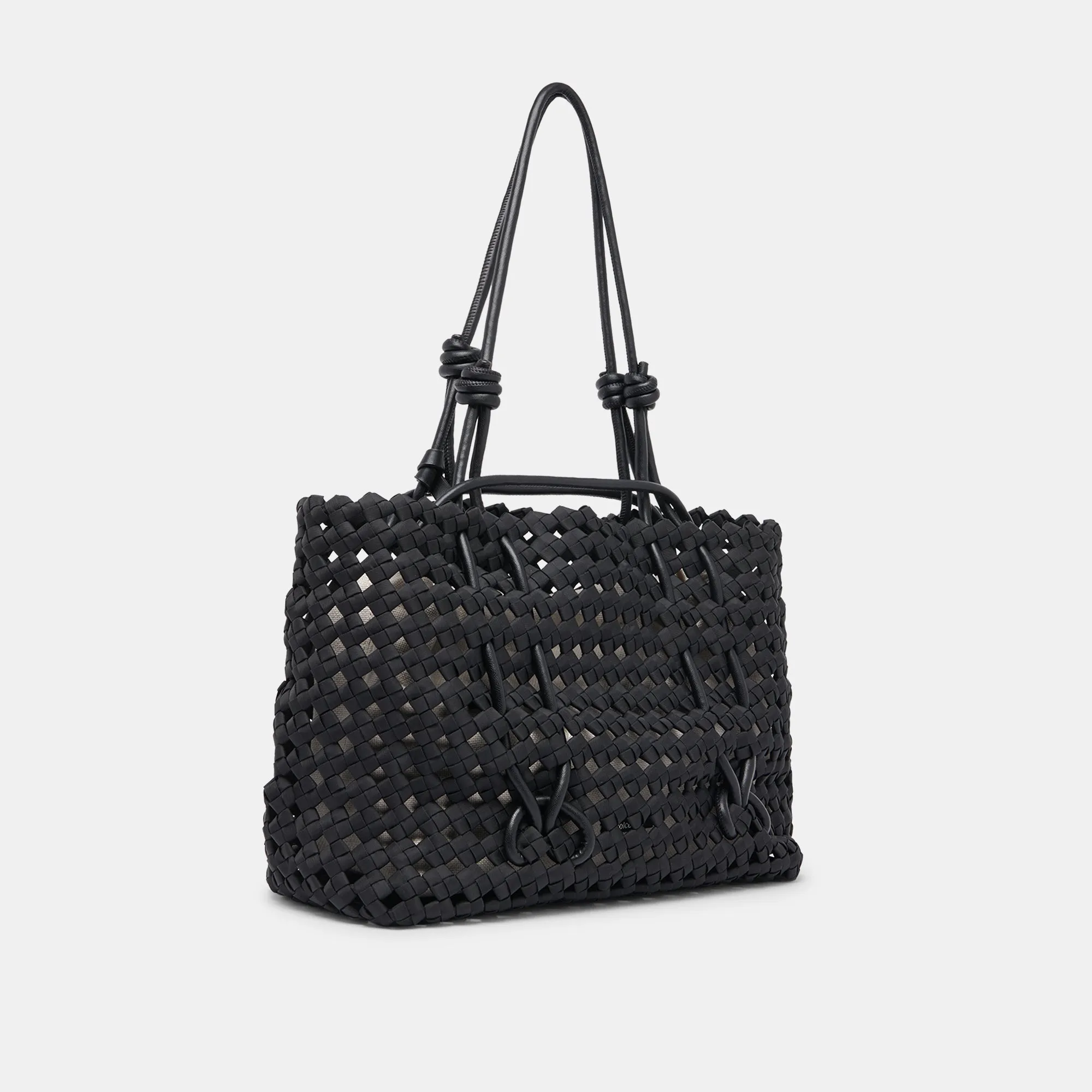 LOGAN TOTE BLACK WOVEN