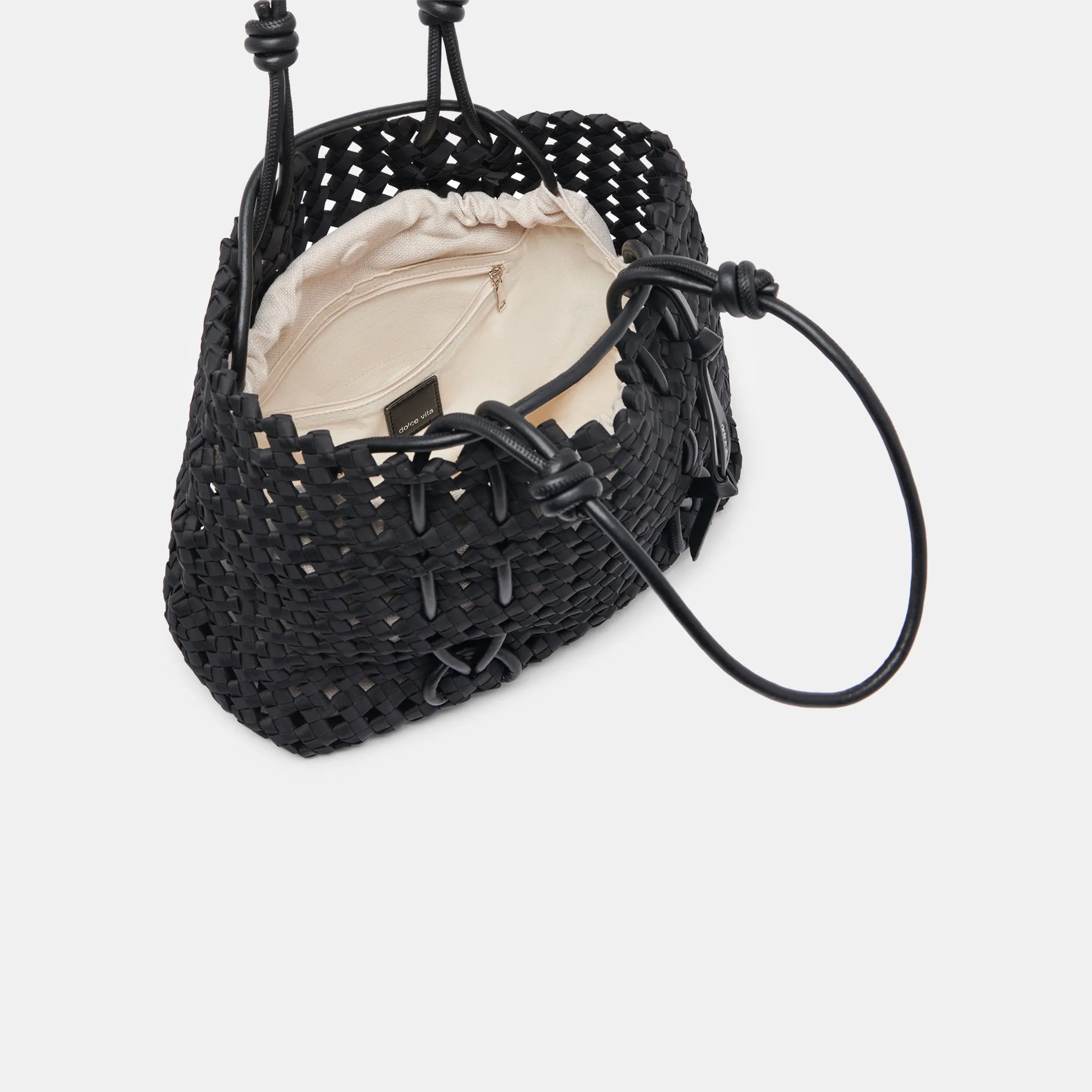 LOGAN TOTE BLACK WOVEN