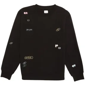 Logo Universe Sweatshirt (Washed Black)