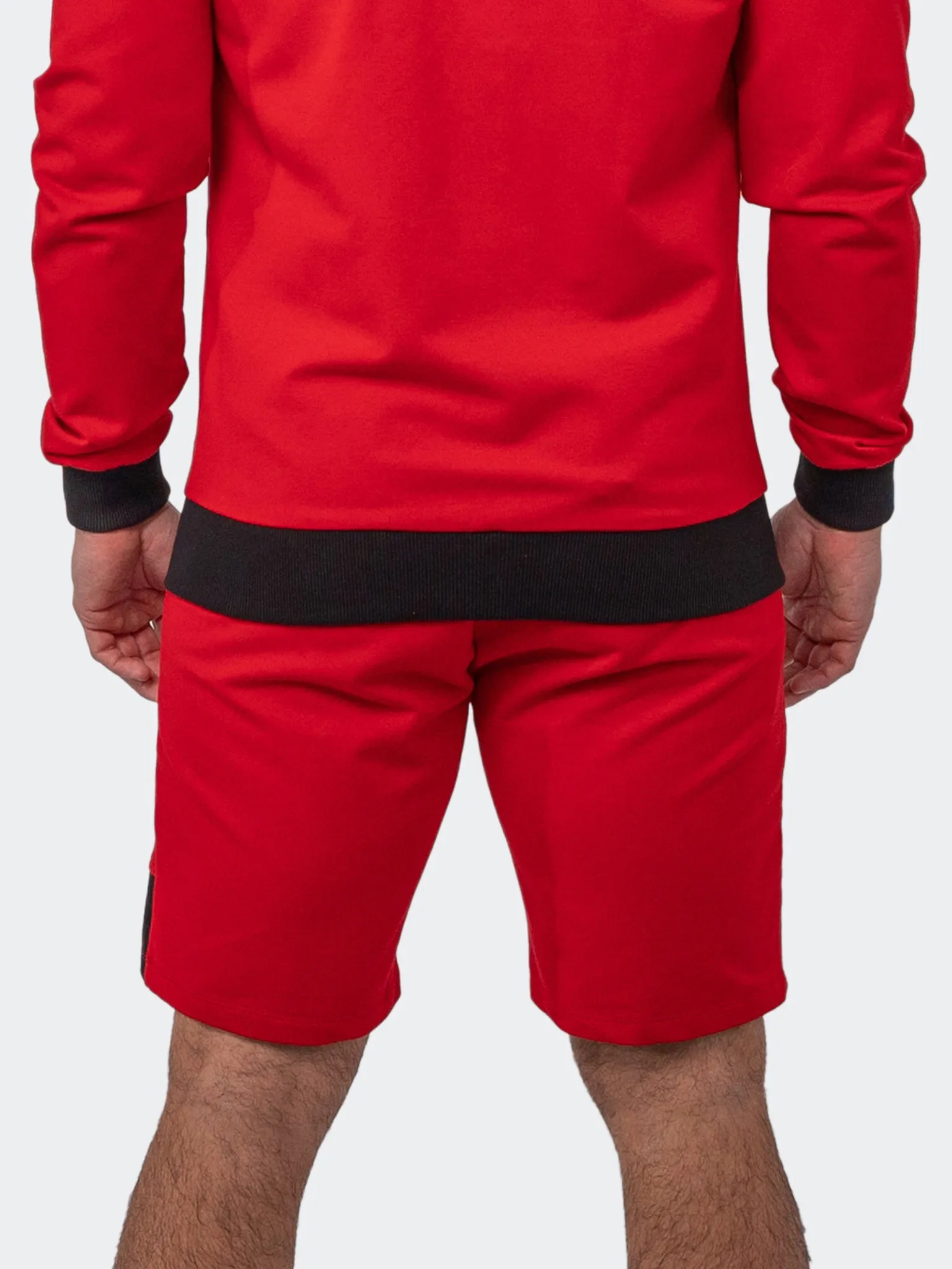 Maceoo Short-Sleeve Athleisure | Shorts Platform Red