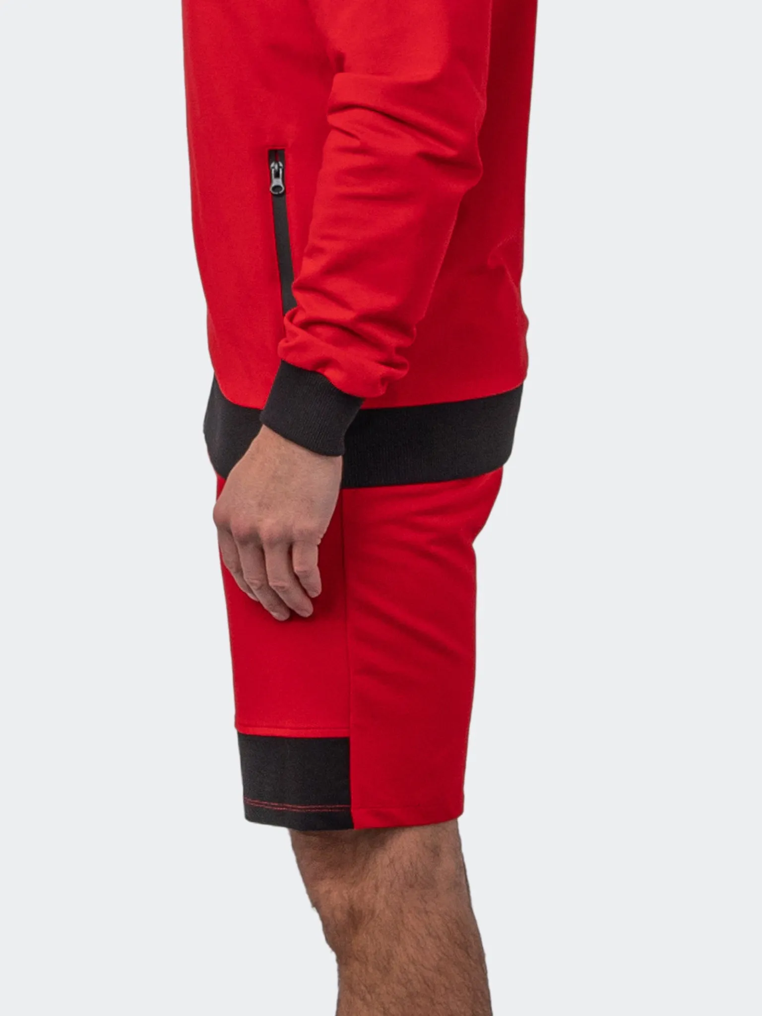 Maceoo Short-Sleeve Athleisure | Shorts Platform Red