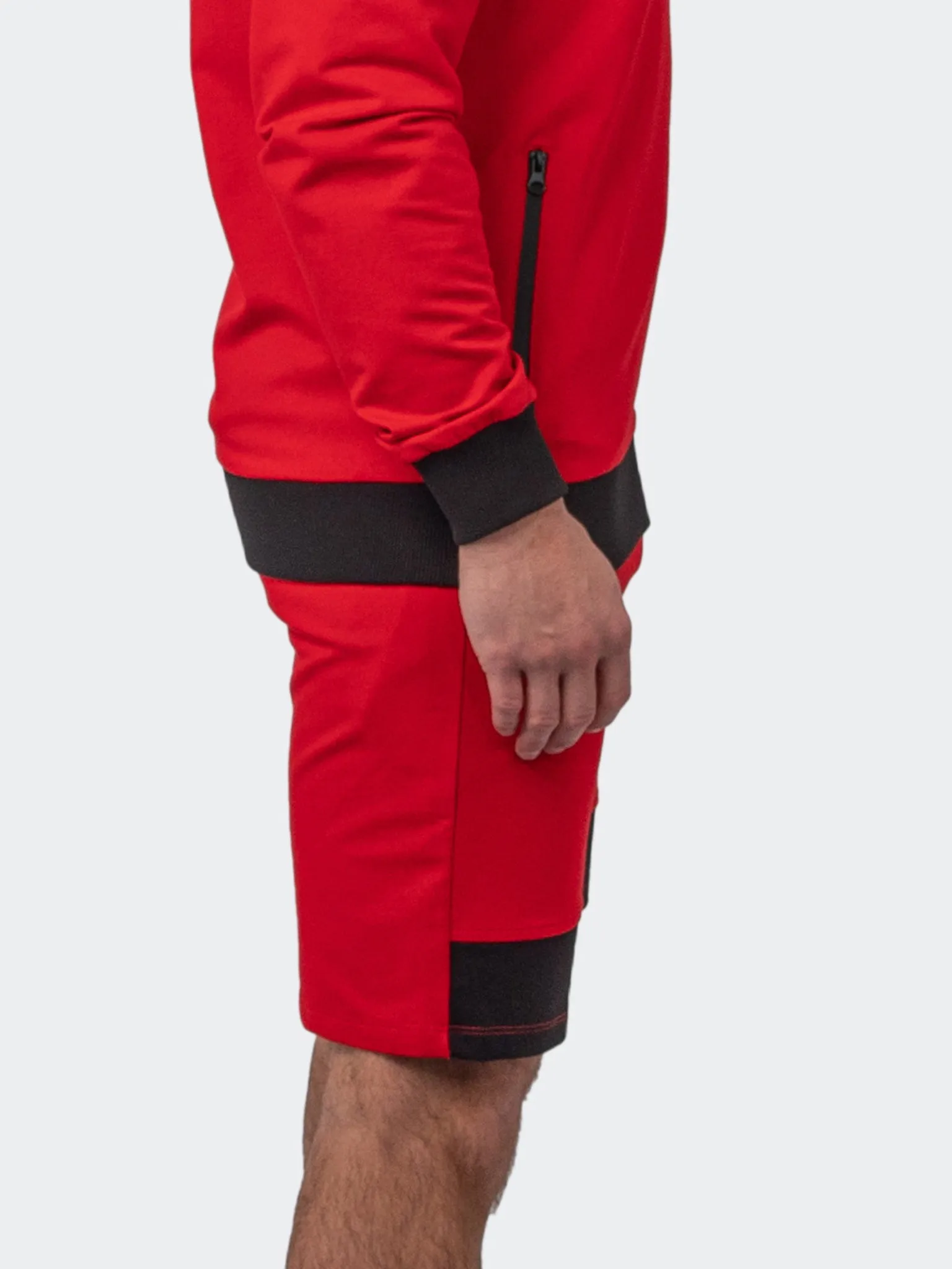 Maceoo Short-Sleeve Athleisure | Shorts Platform Red