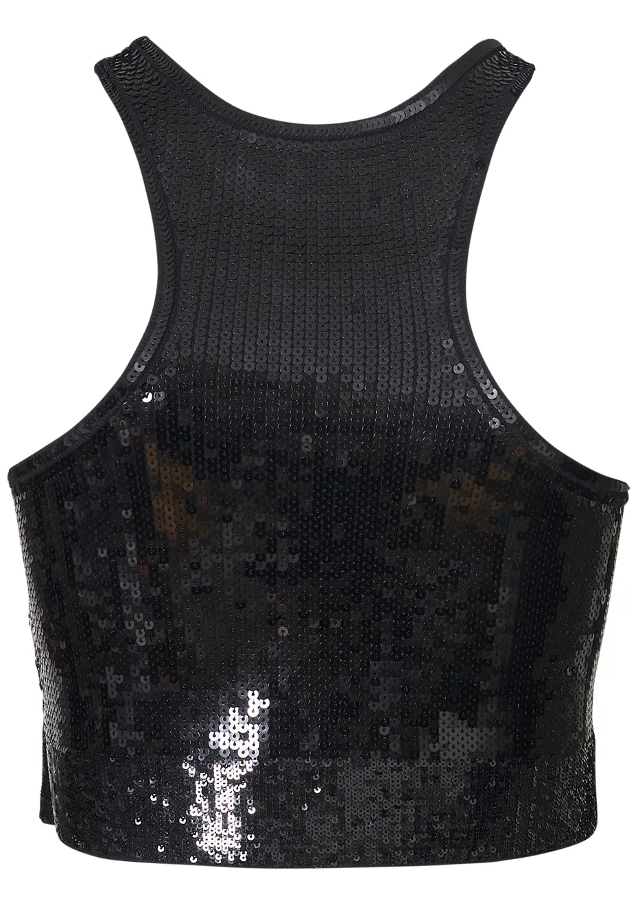 Malla Sequin Crop Tank