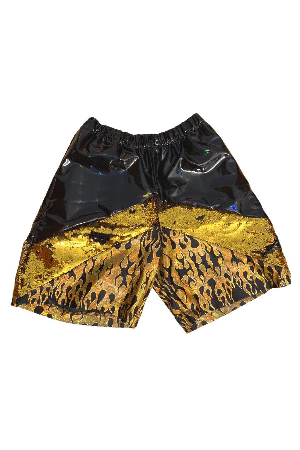 Midas Gold Sequin Shorts