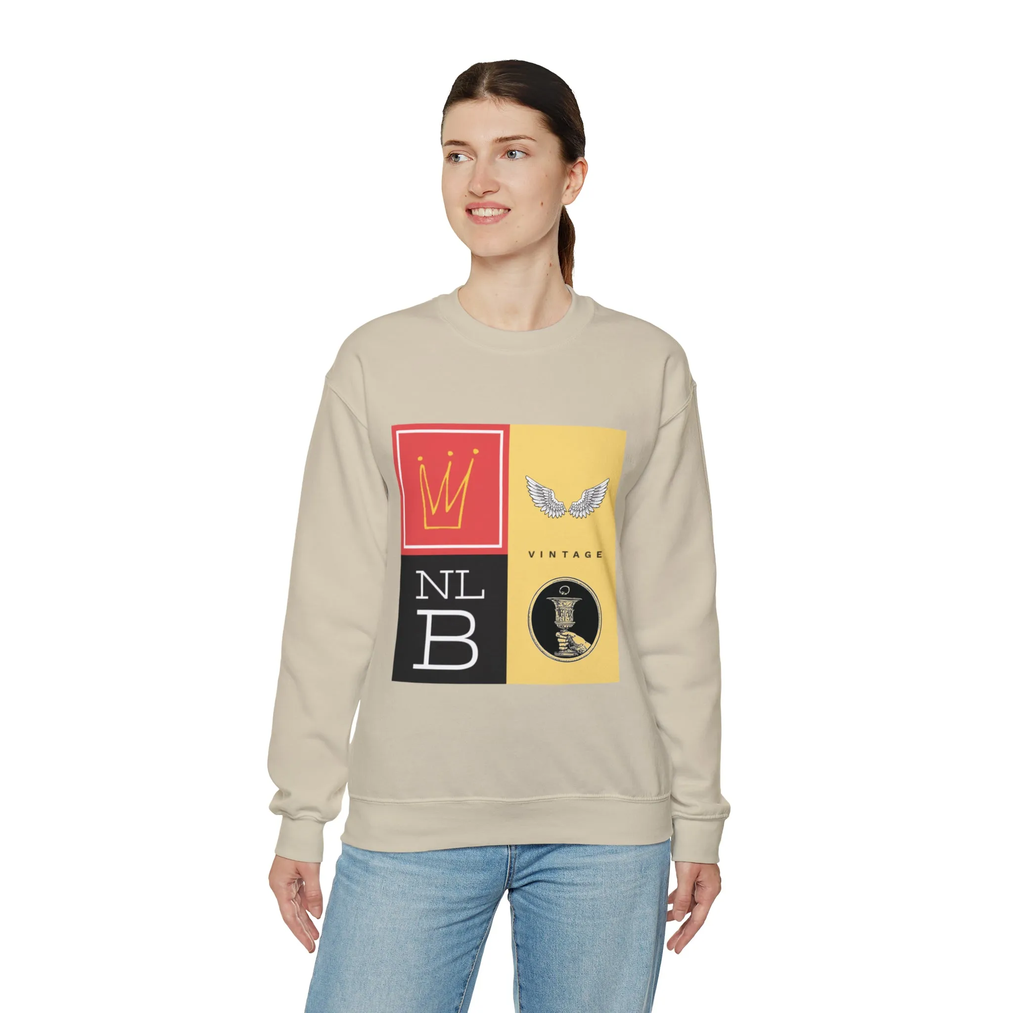 NLB VINTAGE "PRESTIGE" Heavy Blend™ Crewneck Sweatshirt