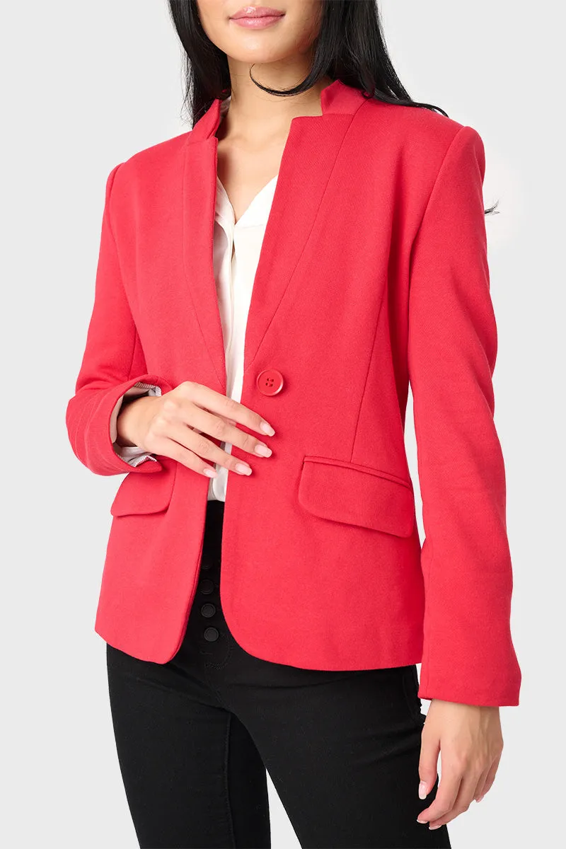 Notch Collar Blazer