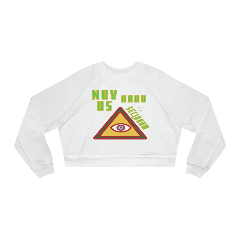 Novus Ordo Seclorum Cropped Fleece Pullover