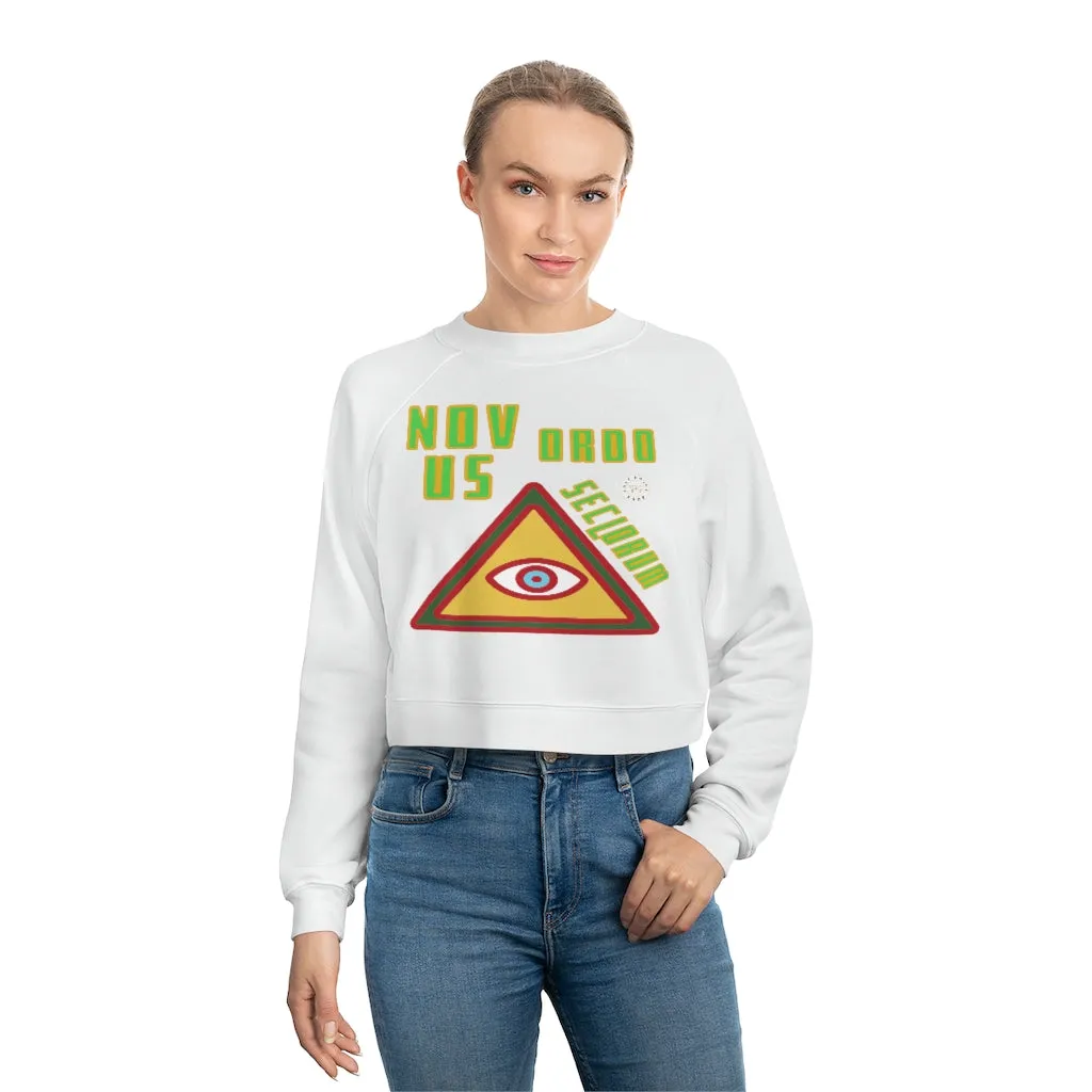 Novus Ordo Seclorum Cropped Fleece Pullover