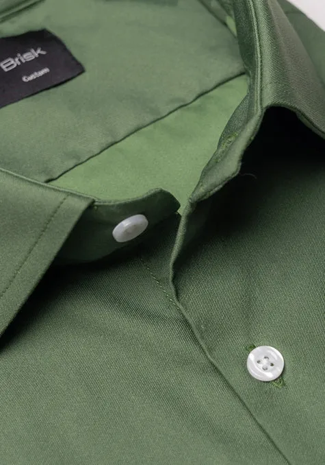 Olive Green Performance Stretch Shirt