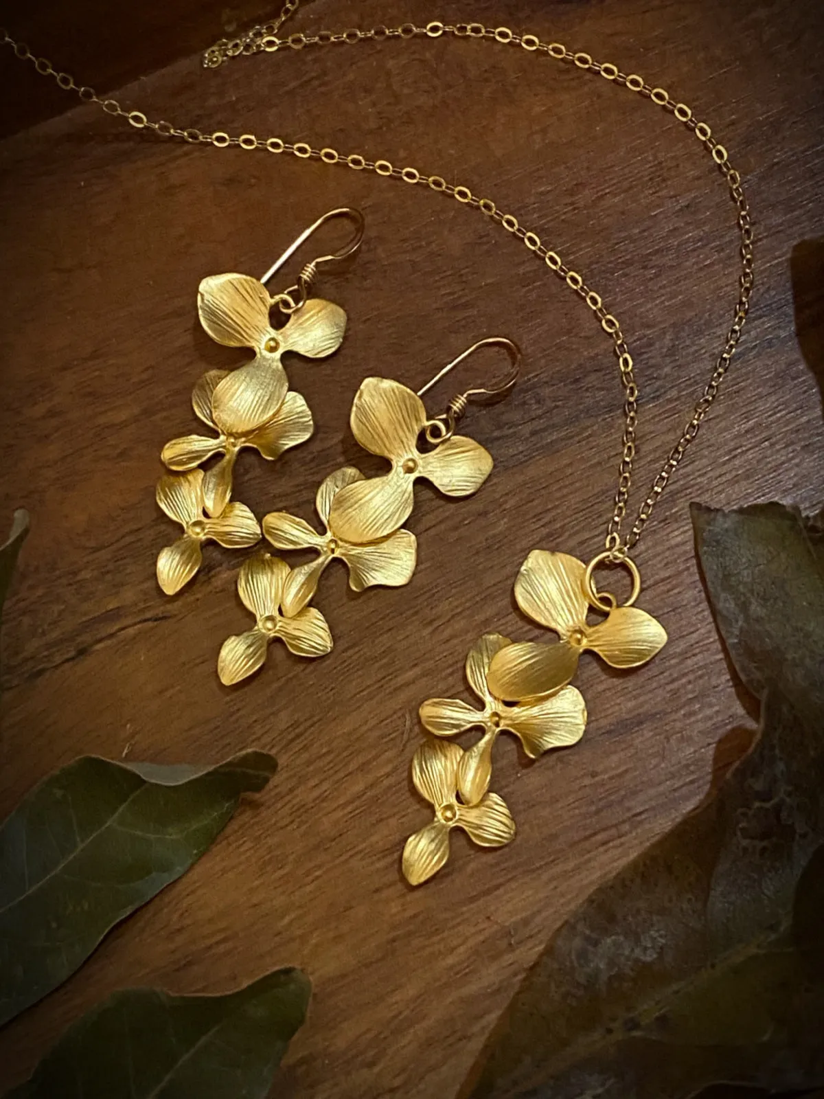 Orchid Cascade Dangles