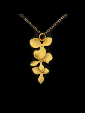 Orchid Cascade Necklace