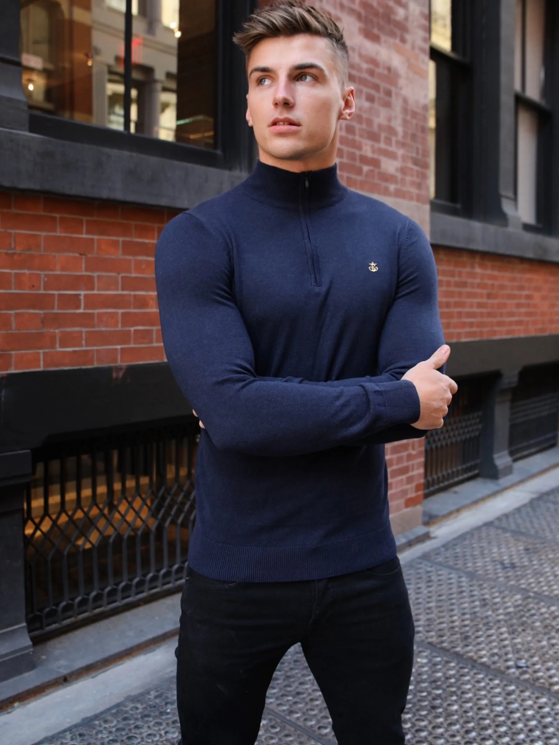 Oxbridge Sweater - Navy