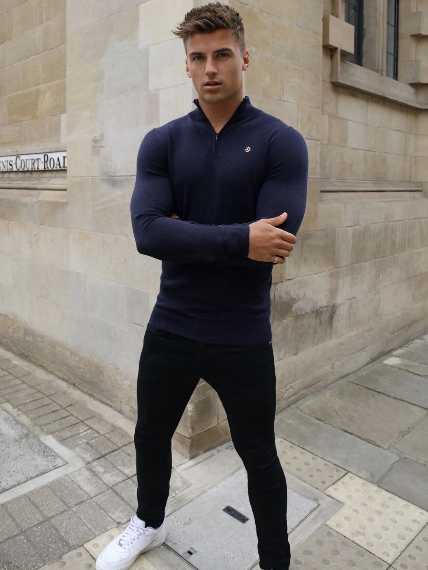 Oxbridge Sweater - Navy