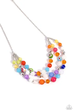 Paparazzi PREORDER Summer Scope Multi Necklace & Earring Set