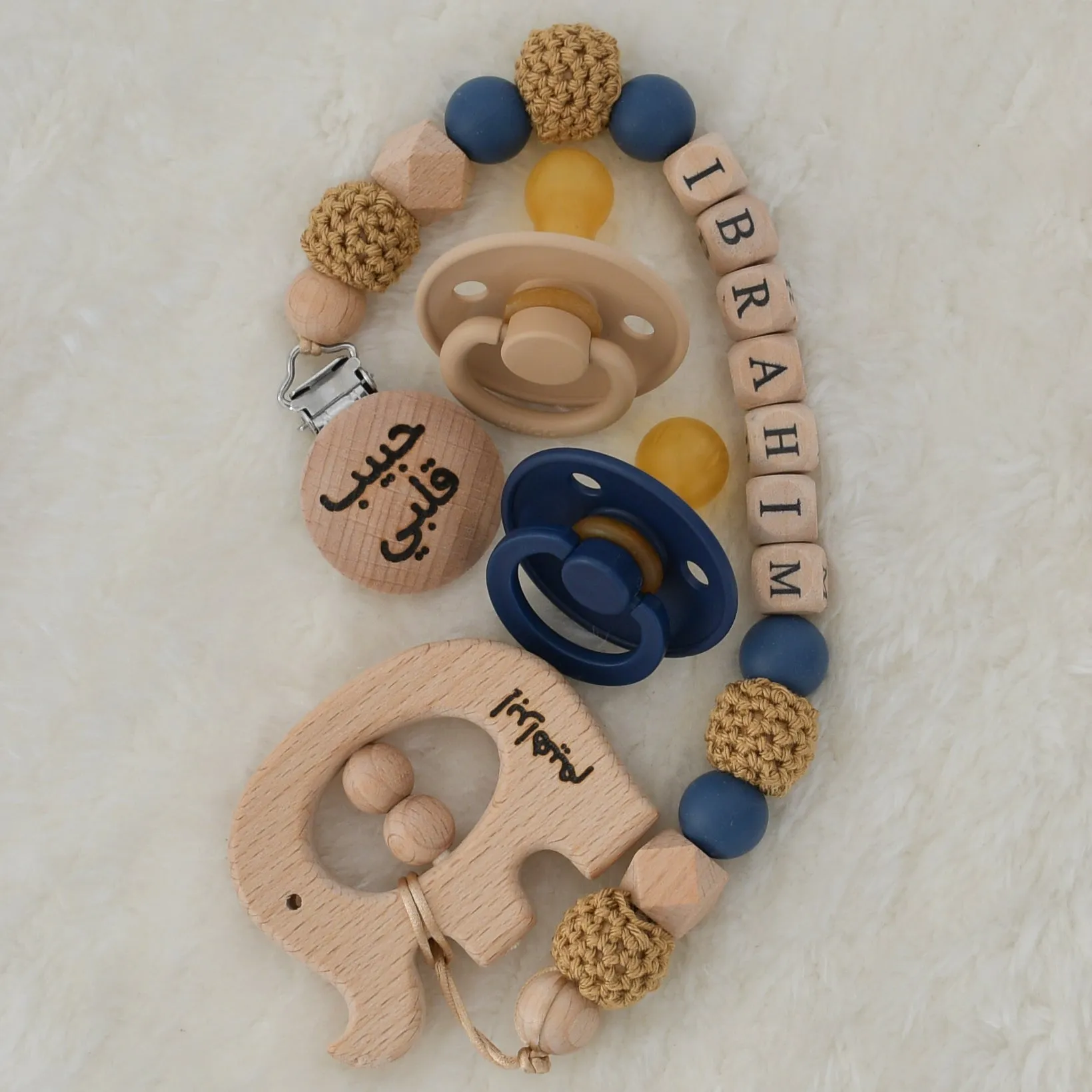 Personalised Baby Pacifier Clip - Best Seller