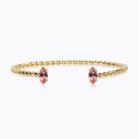 Petite Navette Bracelet / Light Rose