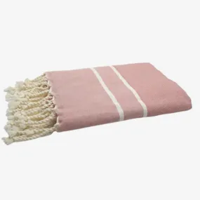 Powdery Pink Herringbone Fouta