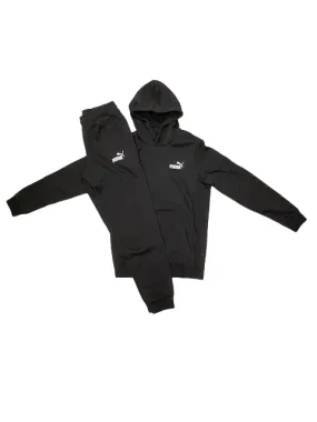 Puma Men's tracksuit with hood and front pocket 670034 01 black