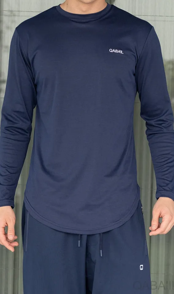 QL Lightweight Long Sleeves T-shirt 60T in Indigo