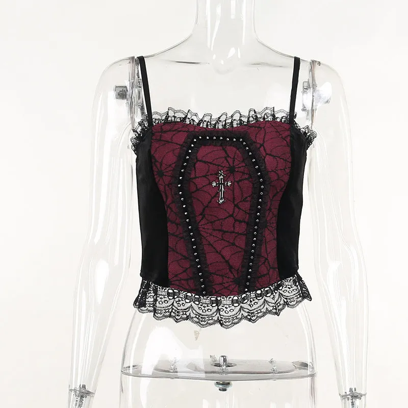 "Death Box" Lace Top