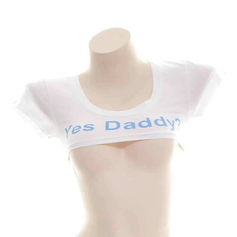 "Yes Daddy" Crop Top