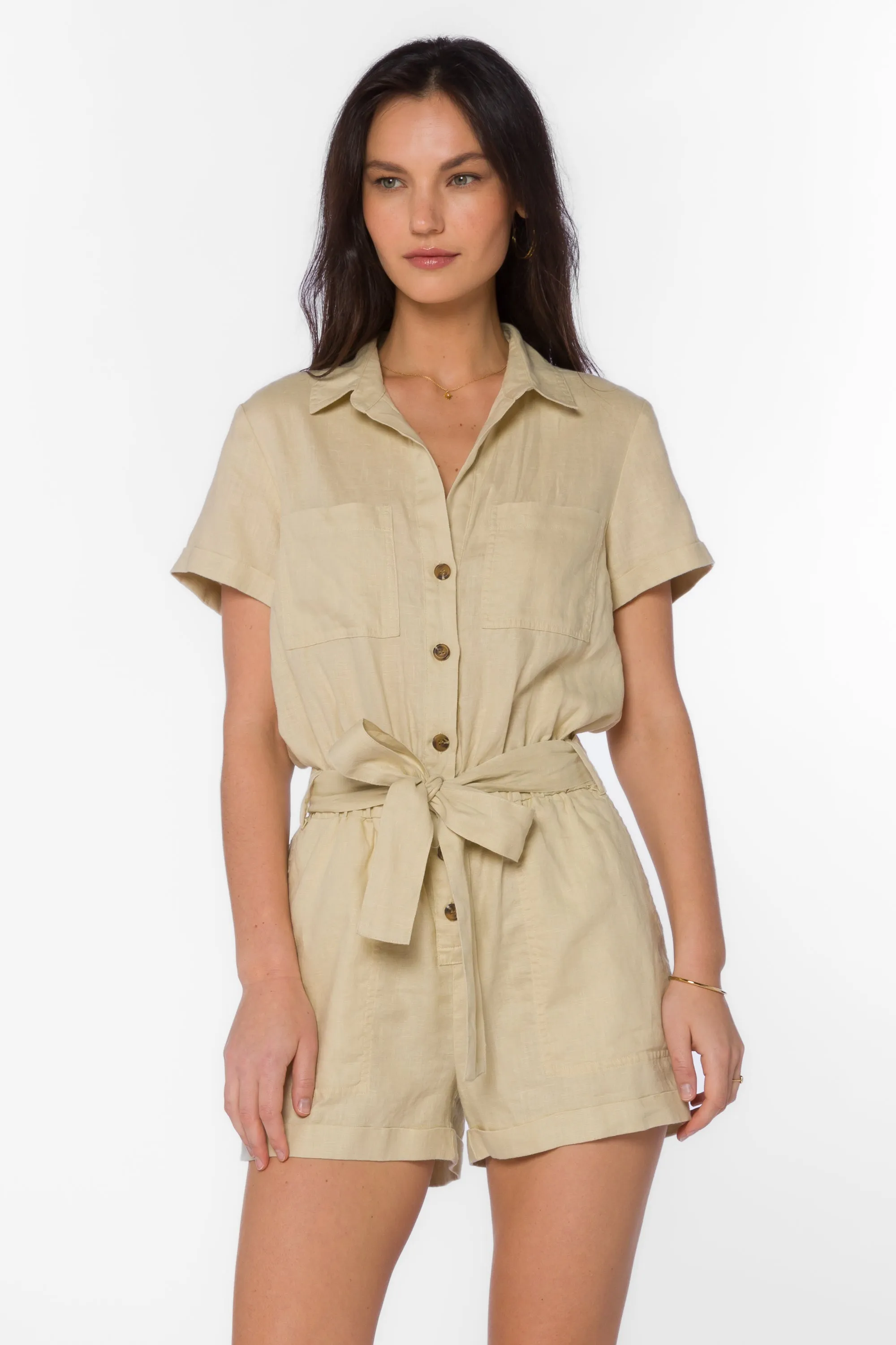 Rosalie Tan Romper