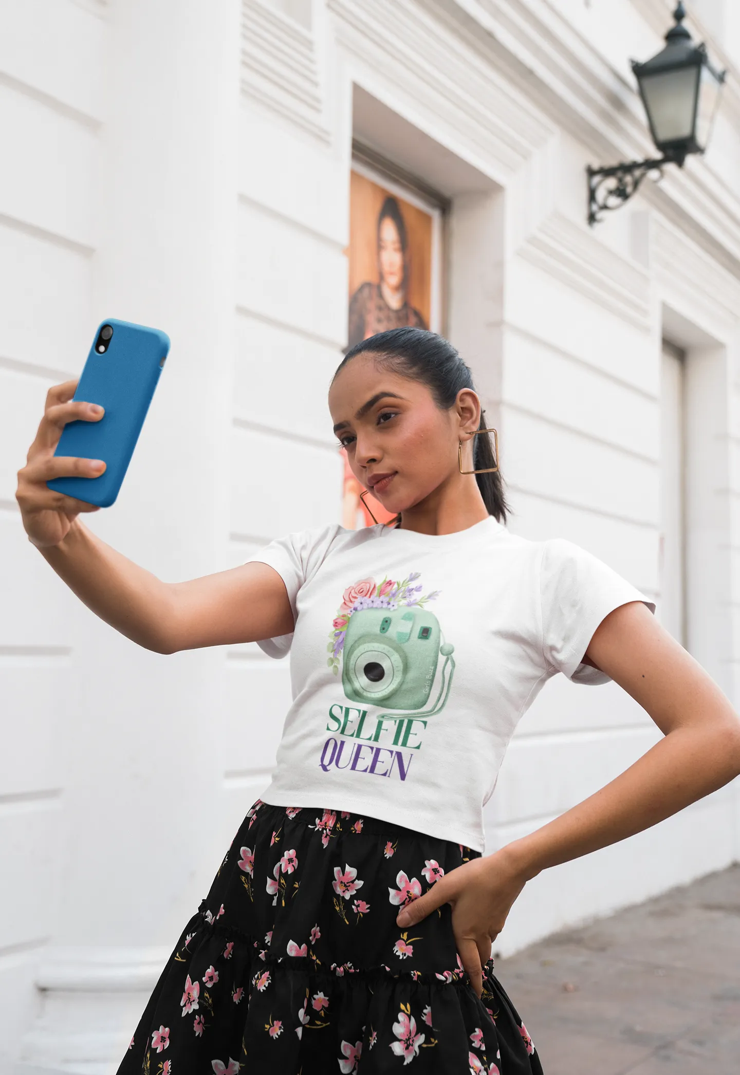 Selfie Queen Crop Top