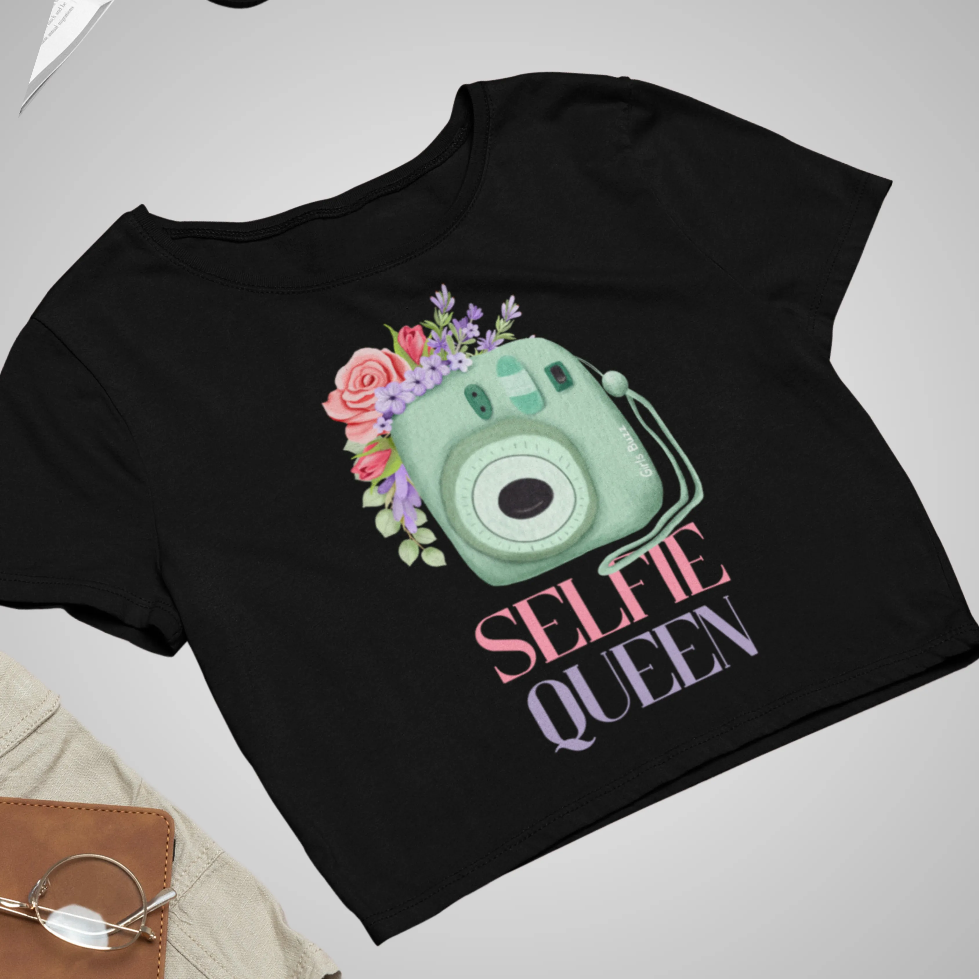 Selfie Queen Crop Top