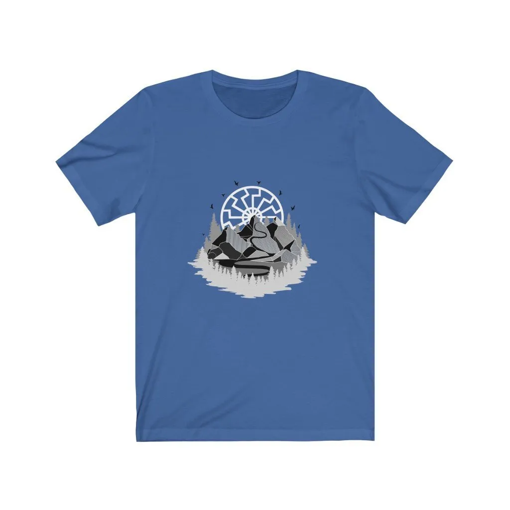 Sun Wheel Mountains T-Shirt