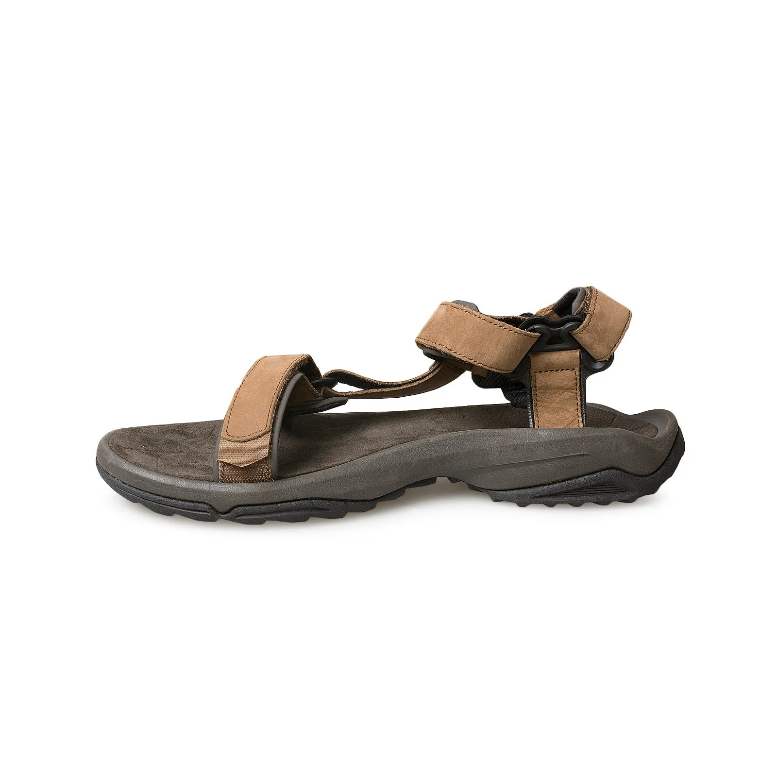 Teva Fi Lite Brown Leather Sandals - Men's