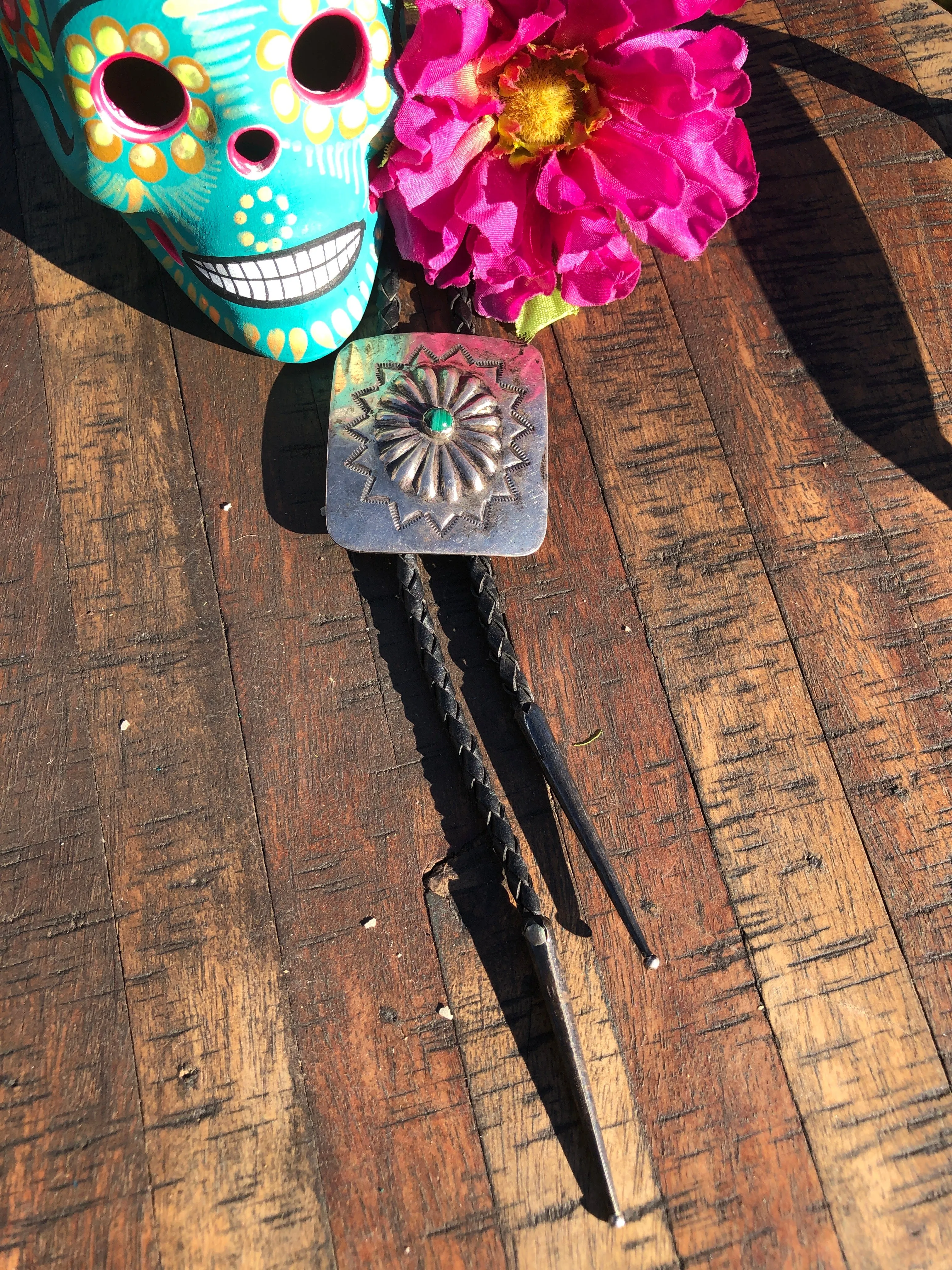 The Malachite Concho Bolo