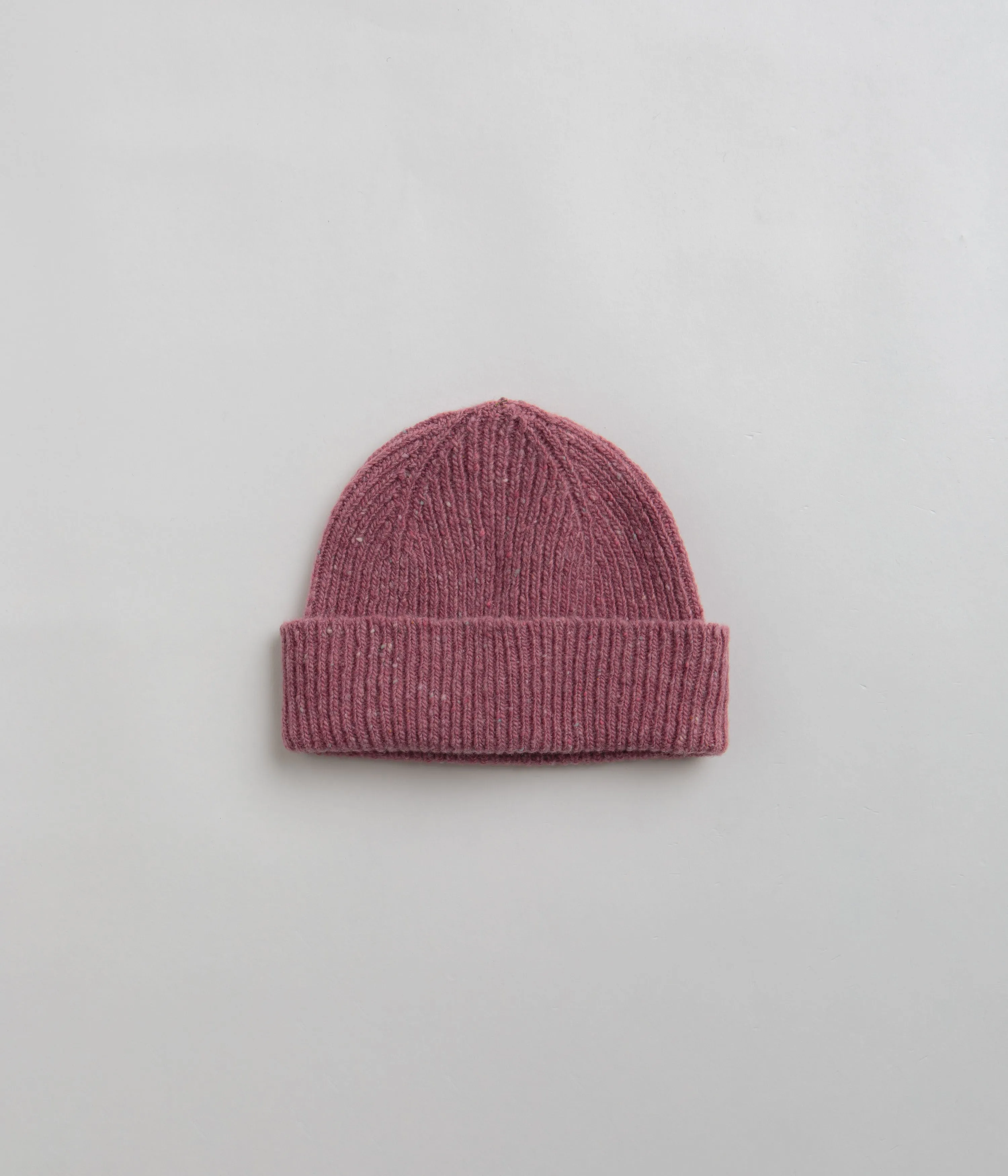 Uskees 4003 Speckled Donegal Wool Beanie - Dusty Pink