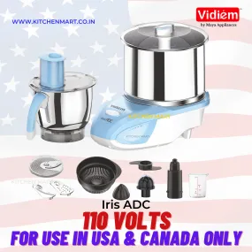 VIDIEM IRIS ADC WITH FOOD PROCESSOR - 110 V