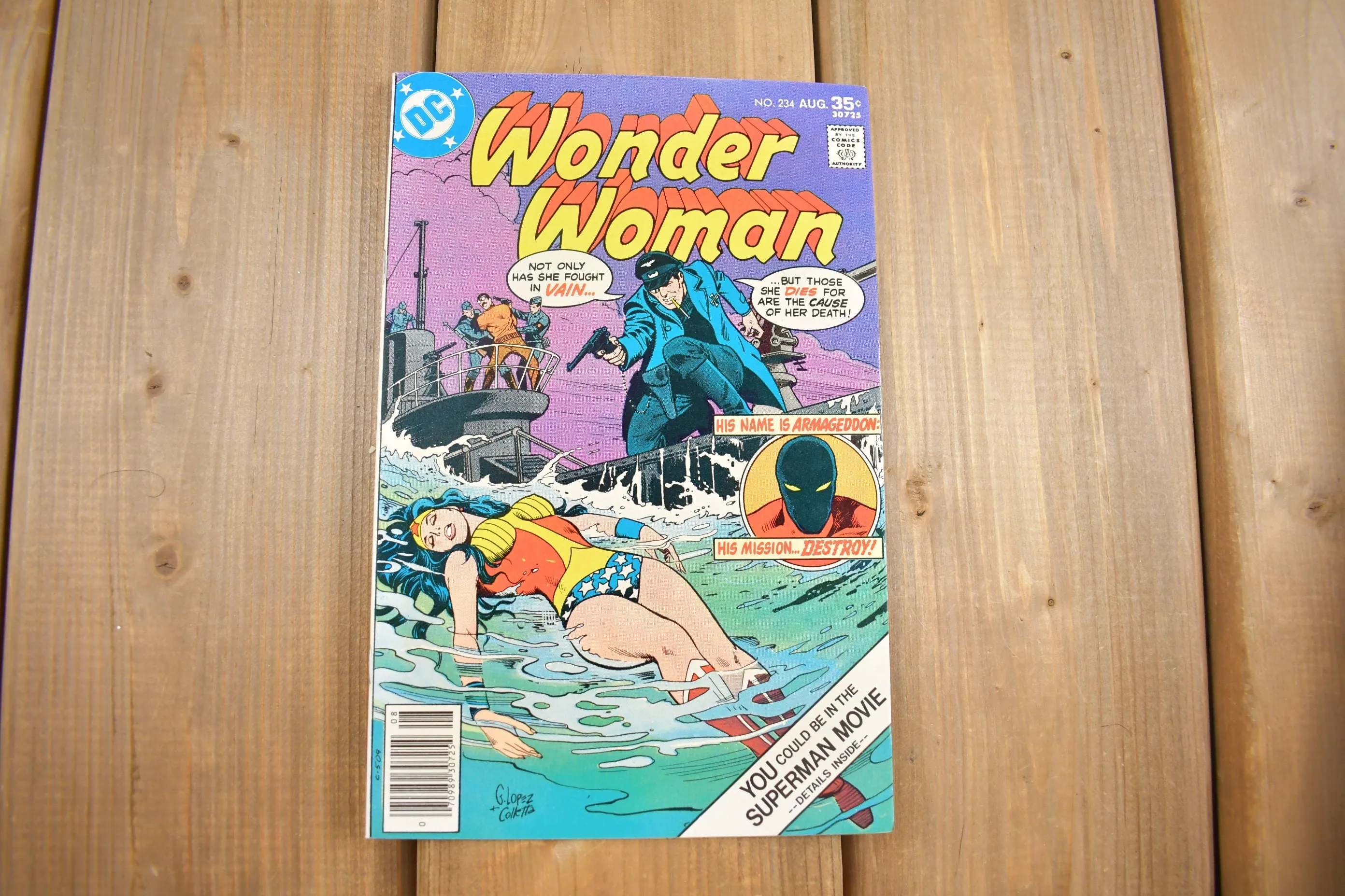 Vintage 1977 Wonder Woman Comic Book / Vol. 36 No. 234 / DC Comics