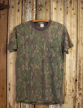 Vintage Camo Pocket T Shirt 80s Small