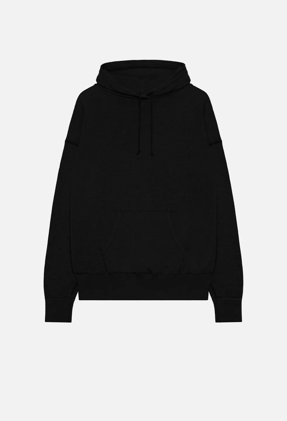 Vintage Fleece Hoodie / Black