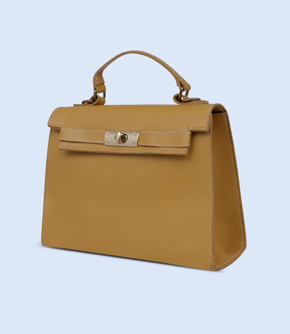 WB2436-MUSTARD-Women Shoulder Bag