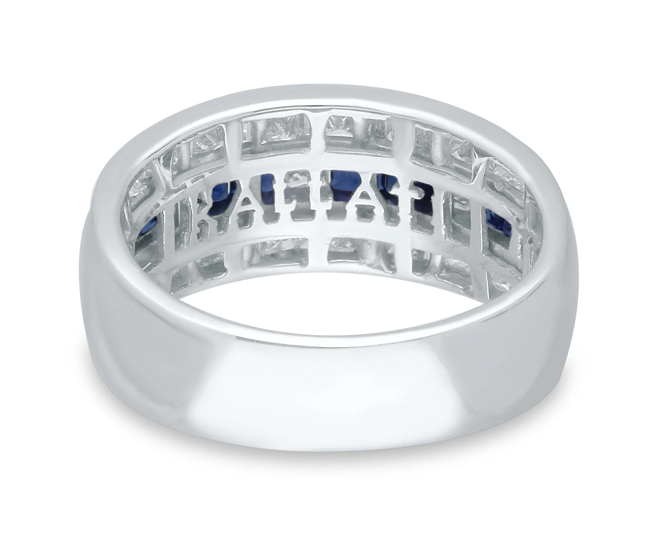 White Gold Sapphire & Diamond Legendary Ring