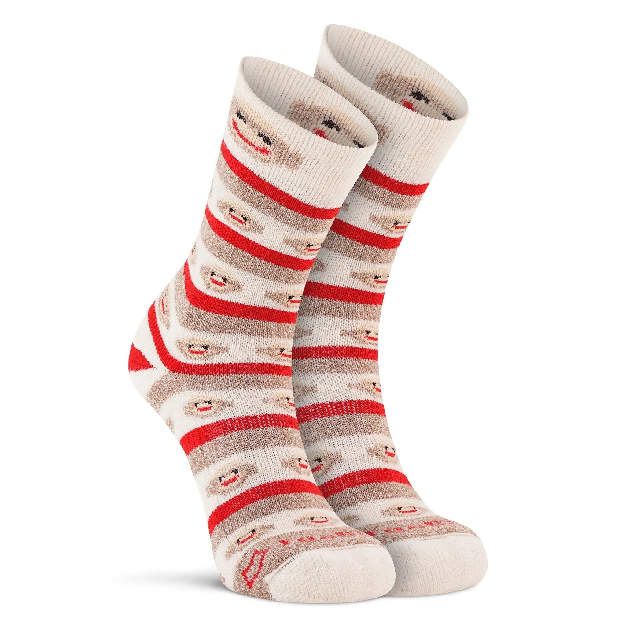 Women's Monkey Stripe Lightweight Crew Sock