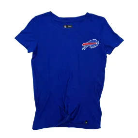 Women's New Era Bills Royal Blue With Primary Logo Short Sleeve Shirt