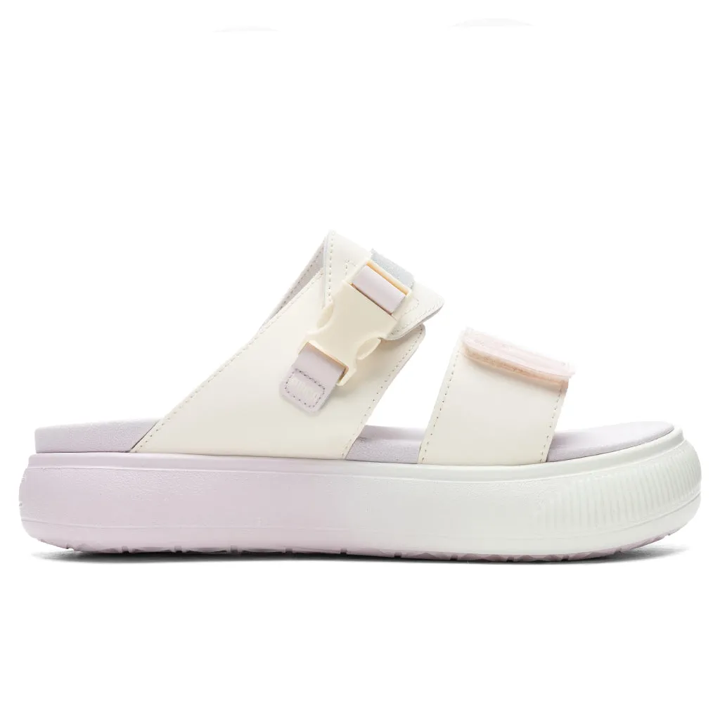 Women's Suede Mayu Sandal Summer Camp - Pristine/Lavender Fog