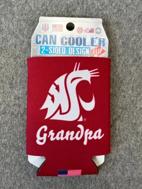 WSU Grandpa Can Koozie 12 oz